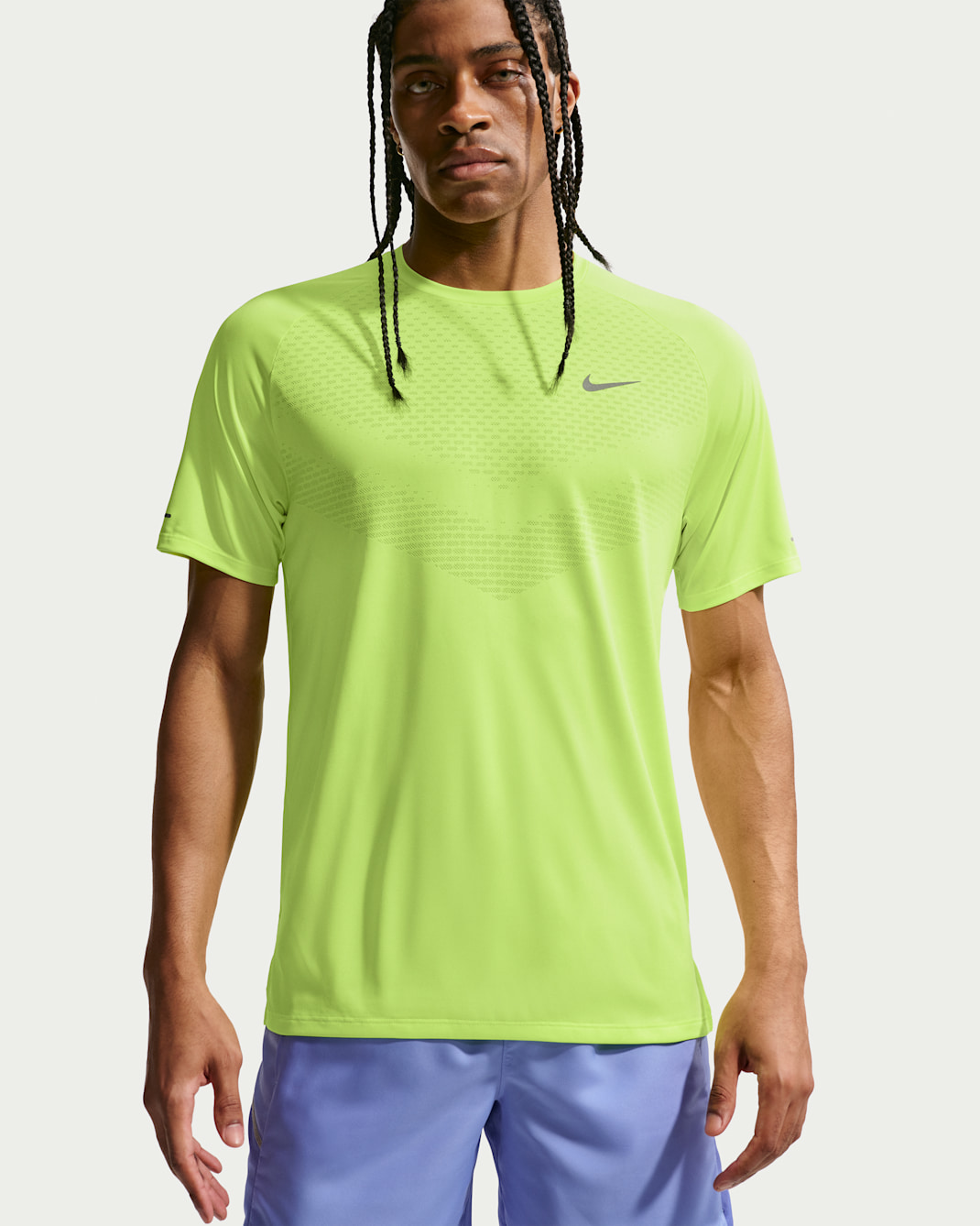 Nike Stride Men's Dri-FIT ADV Short-Sleeve Running Top - Volt Ice