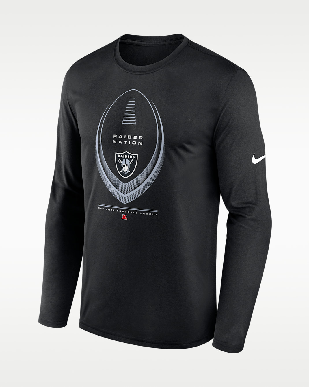 Las Vegas Raiders Legend Icon Men's Nike Dri-FIT NFL Long-Sleeve T-Shirt - Black