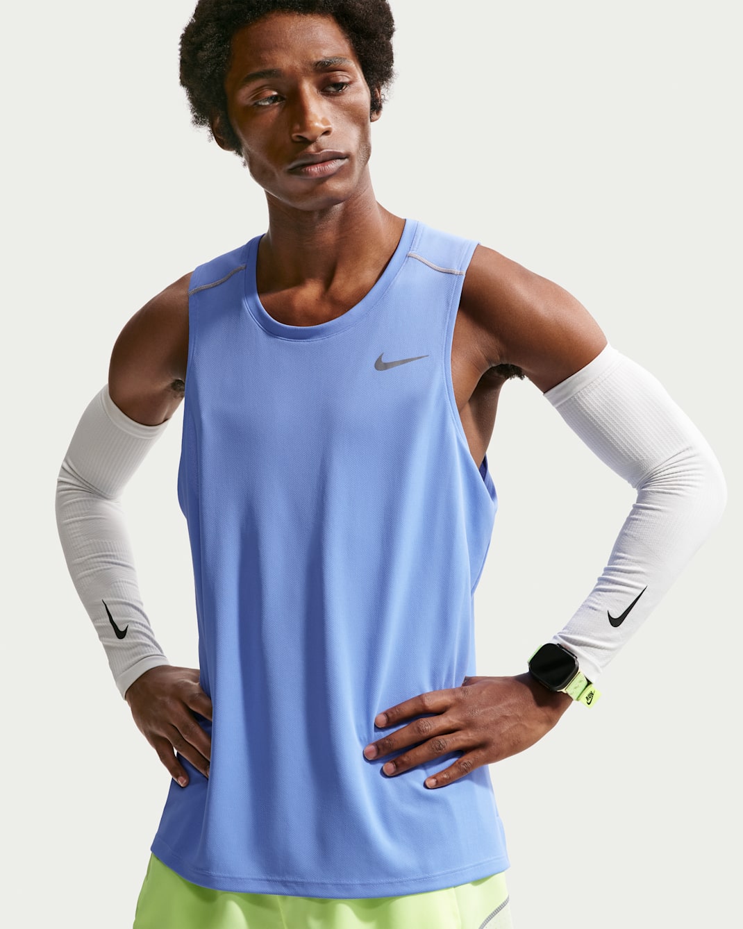 Camiseta de tirantes de correr Dri-FIT para hombre Nike Miler - Royal pulso