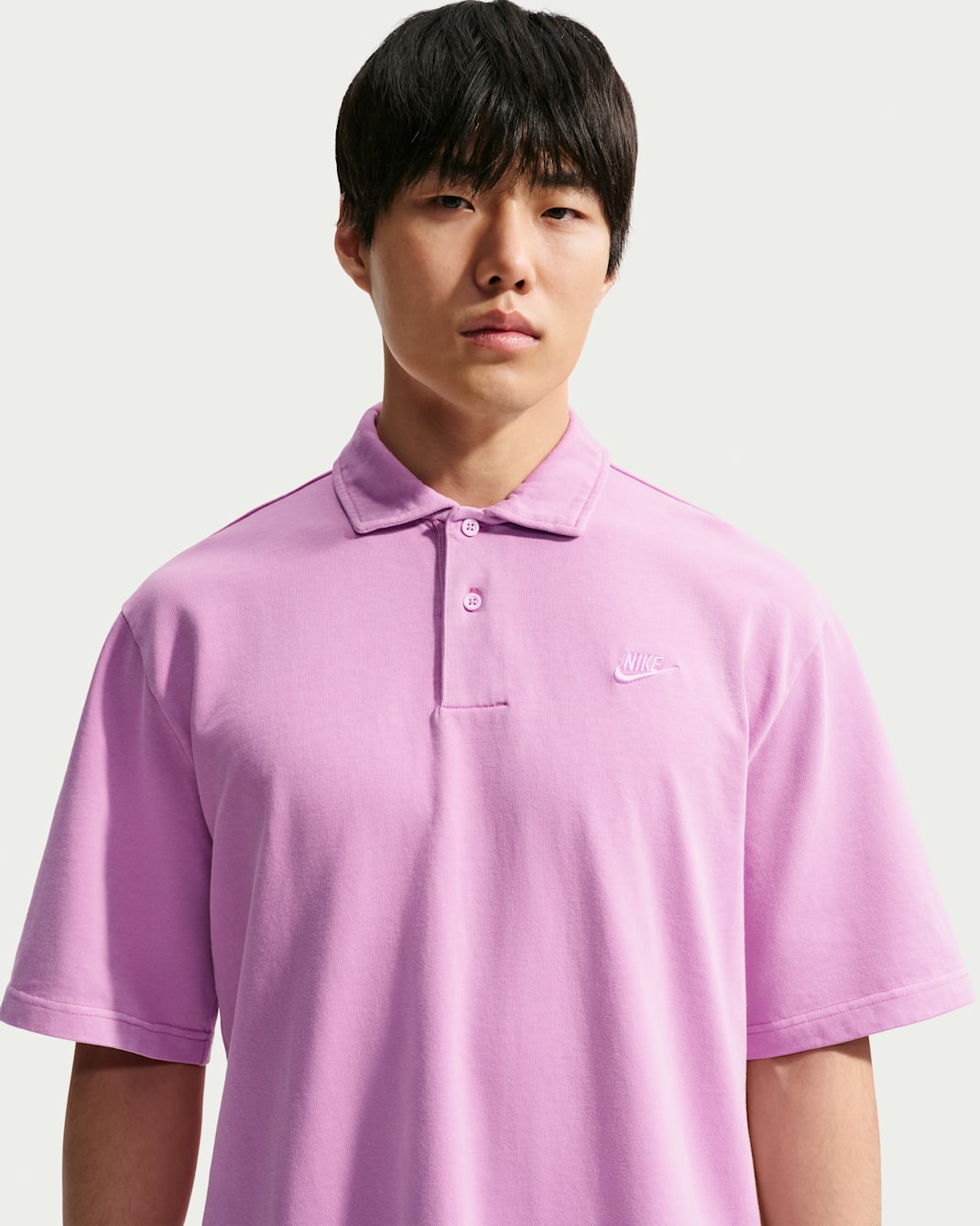 Nike Sportswear Club Men's Jersey Polo - Light Magenta