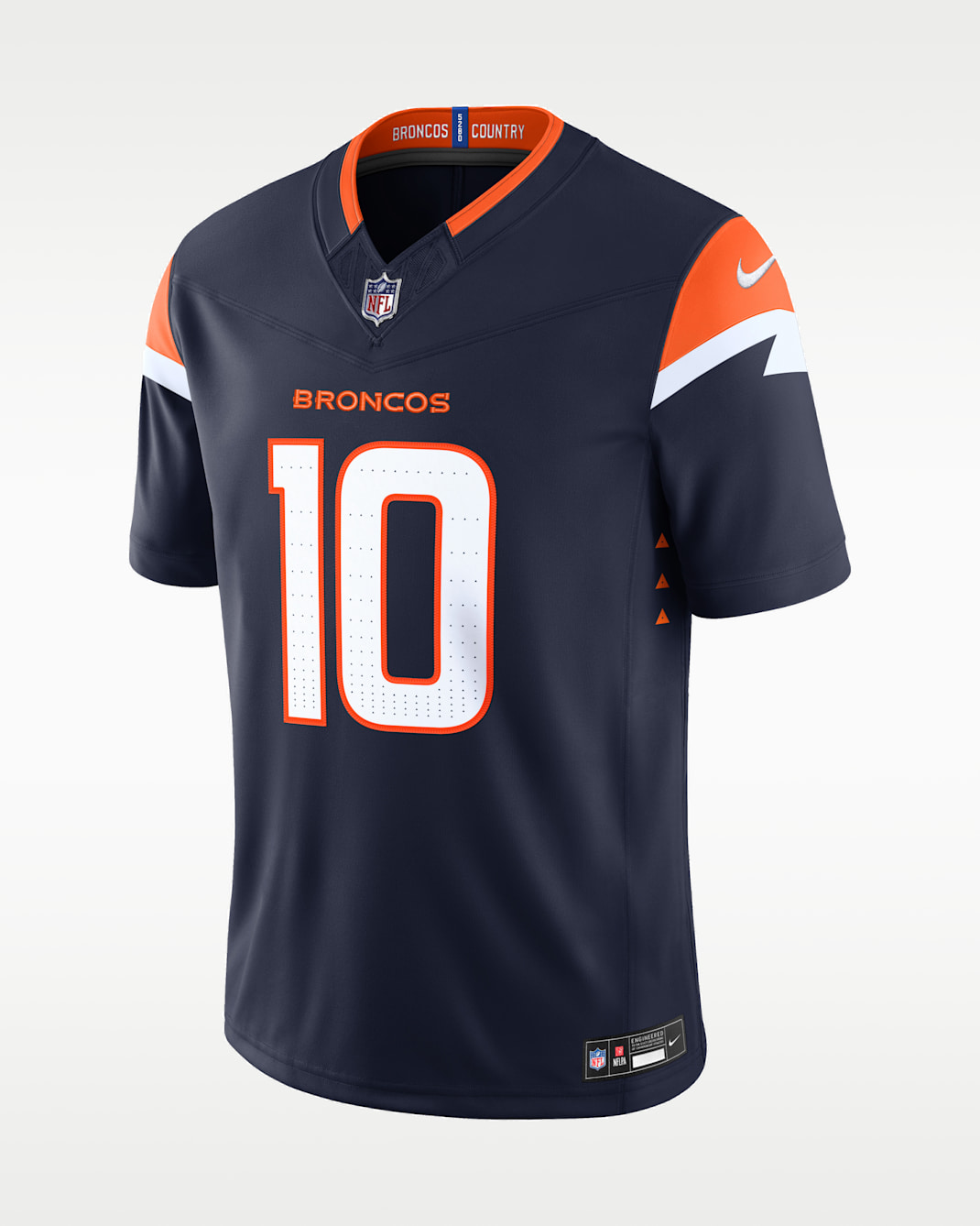 Bo Nix Denver Broncos Men's Nike Dri-FIT NFL Limited Jersey - Navy