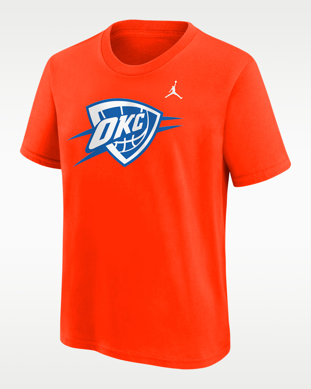 Oklahoma City Thunder Statement Essentials T-Shirt Big Kids' Nike NBA T-Shirt - Team Orange