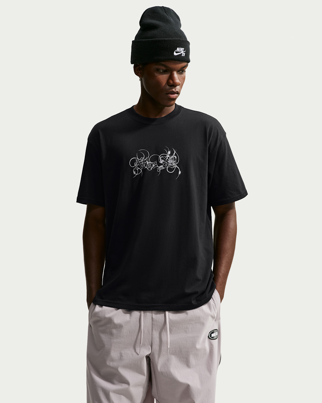 Nike SB Skate-T-Shirt - Schwarz