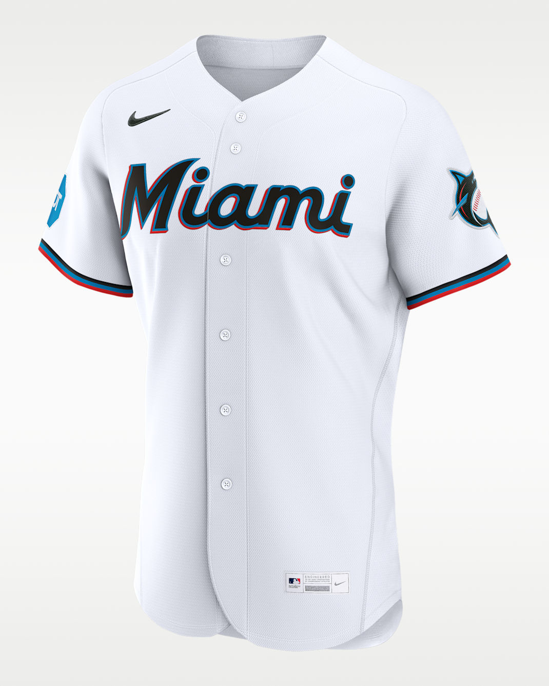Miami Marlins Men's Nike MLB Authentic Jersey - White