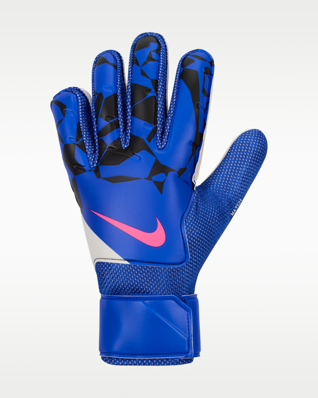 Nike Match Goalkeeper Football Gloves - Racer Blue/Black/Pink Blast