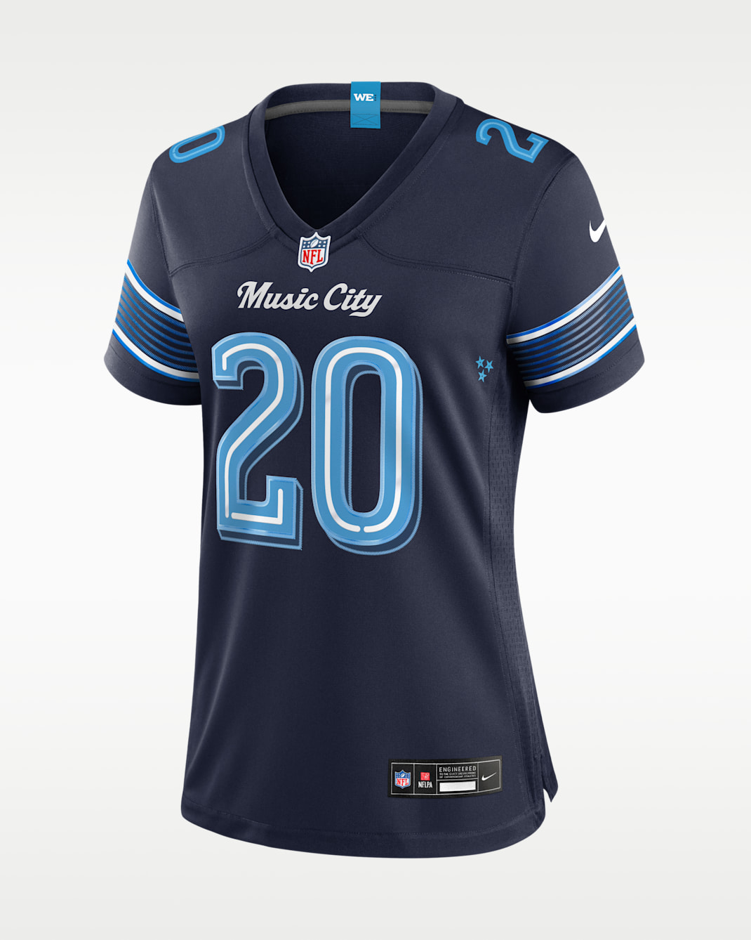Tony Pollard Tennessee Titans Rivalries Collection Women's Nike NFL Game Jersey - Navy