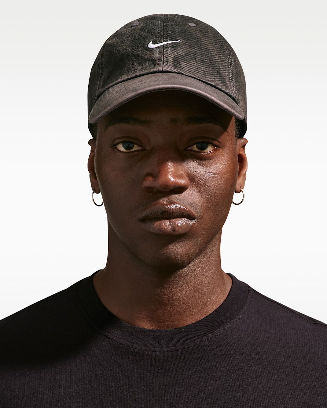 Nike Club Unstructured Denim Cap - Anthracite/White
