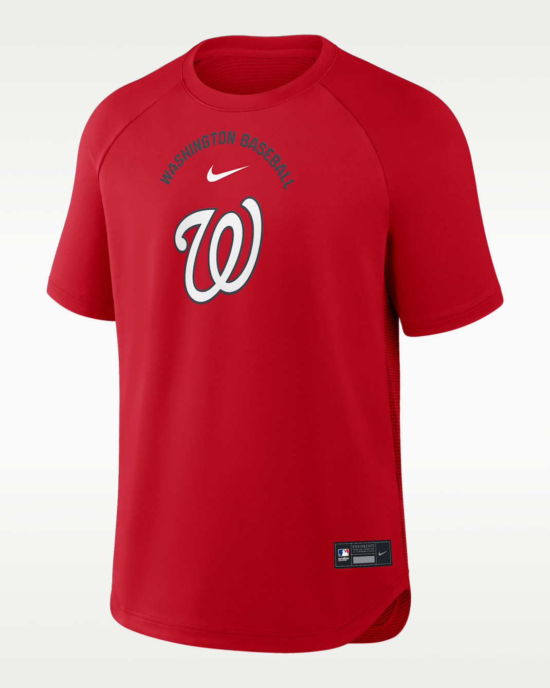 Washington Nationals Authentic Collection Batting Practice Pregame Men's Nike Dri-FIT MLB Top - Red