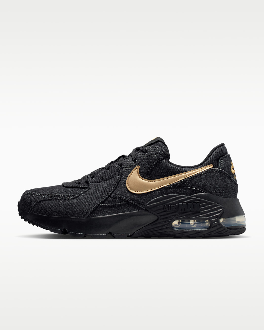 Tenis para mujer Nike Air Max Excee - Negro/Oro metalizado