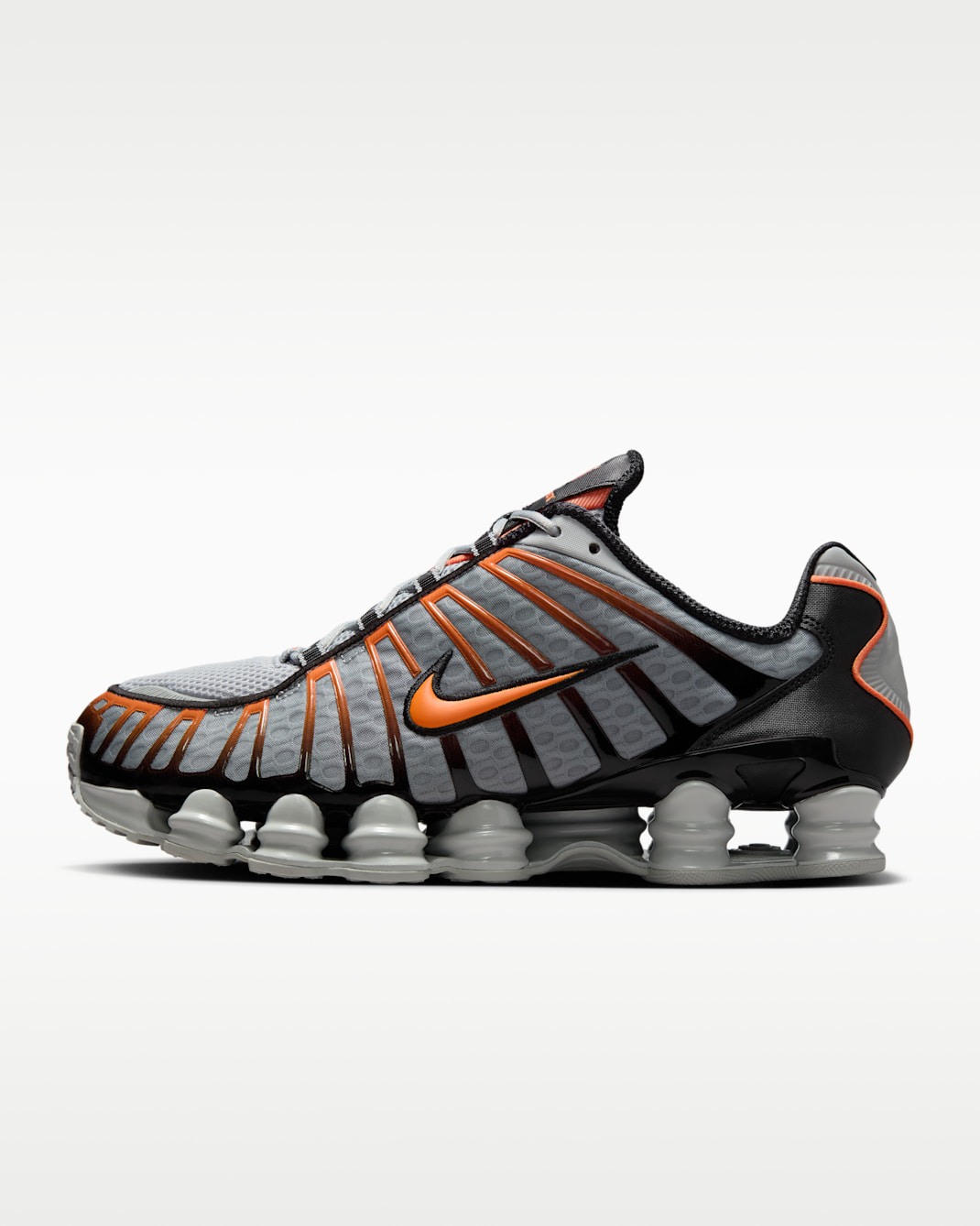 Nike Shox TL Herrenschuh - Light Smoke Grey/Schwarz/Bright Mandarin