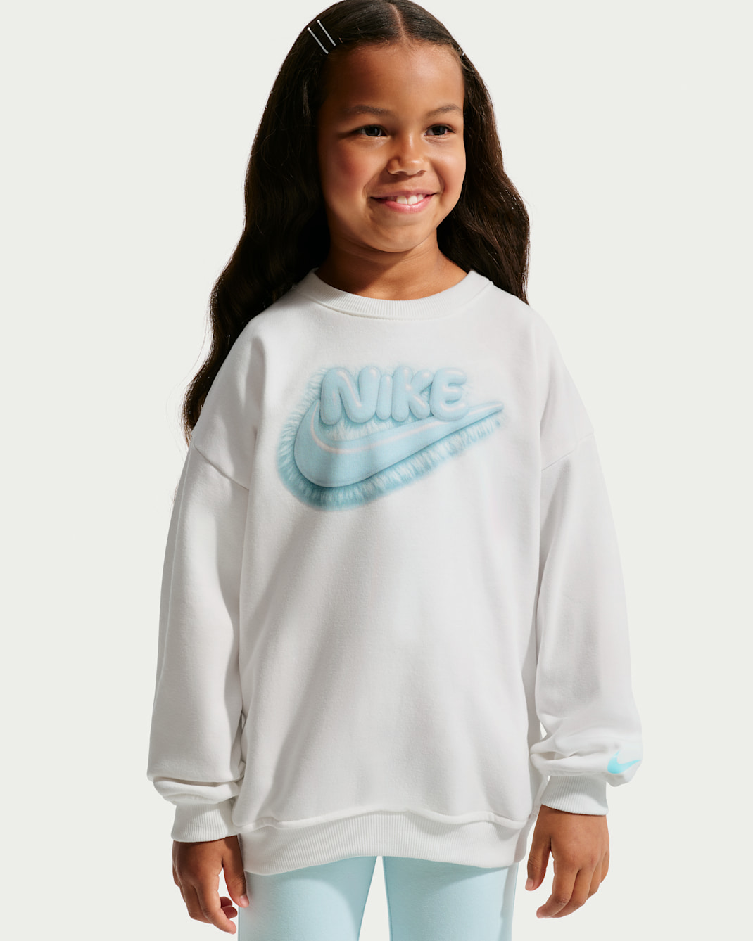 Nike Little Kids' Dream Float Boyfriend Crew and Leggings Set