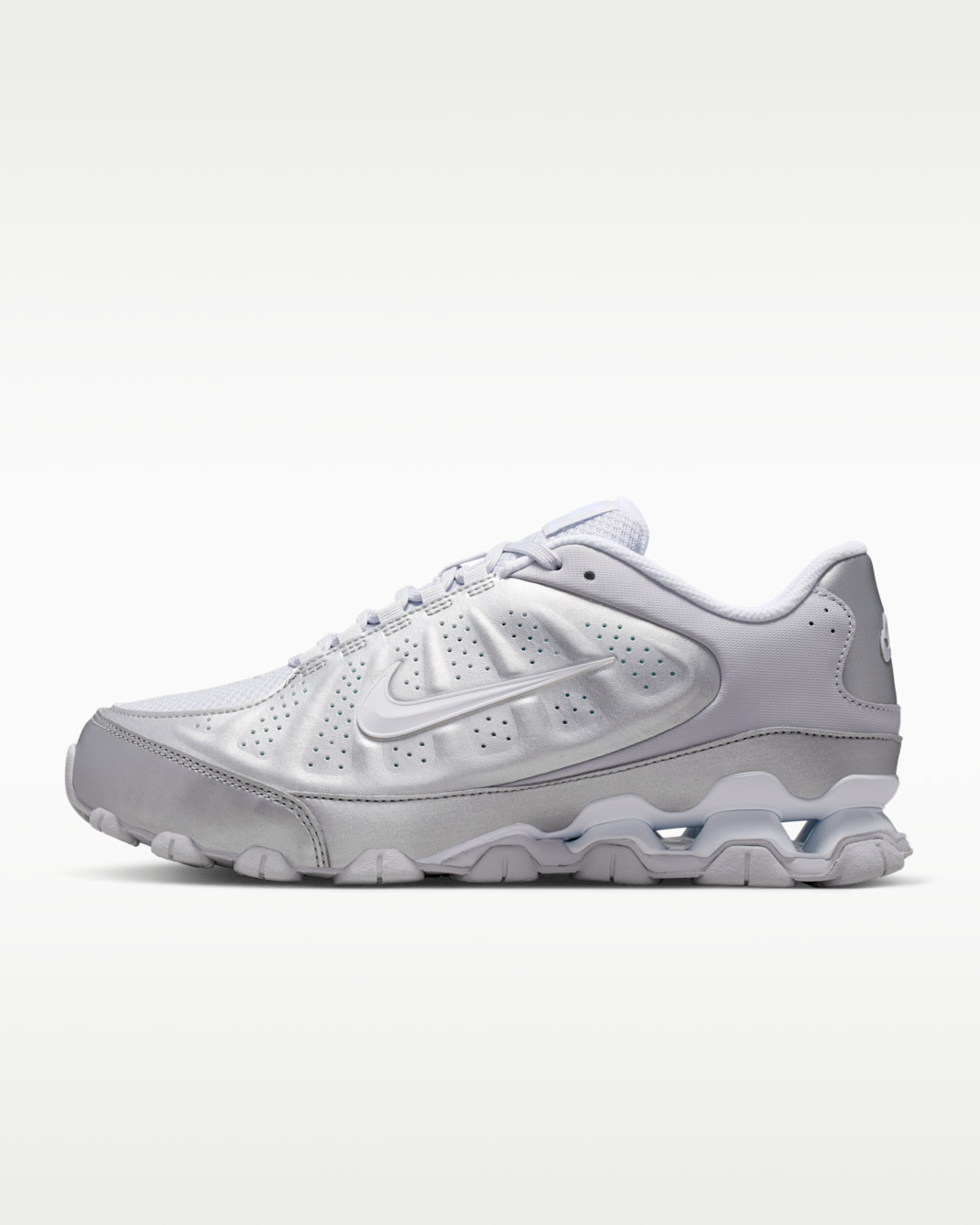 Nike Reax 8 SL Women's Shoes - Metallic Silver/Geyser Grey/White