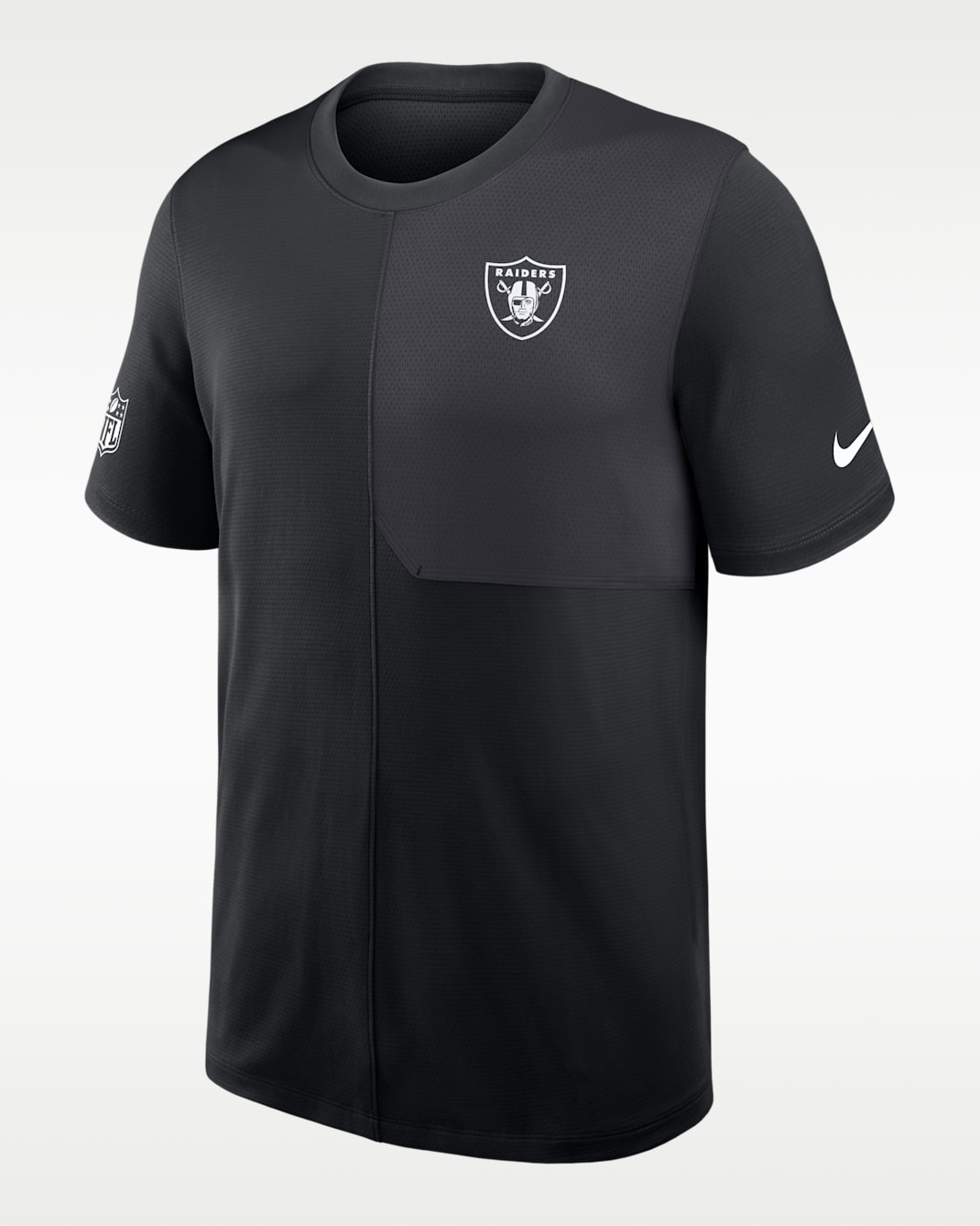 Las Vegas Raiders Sideline Coach Men's Nike Dri-FIT NFL Top - Black