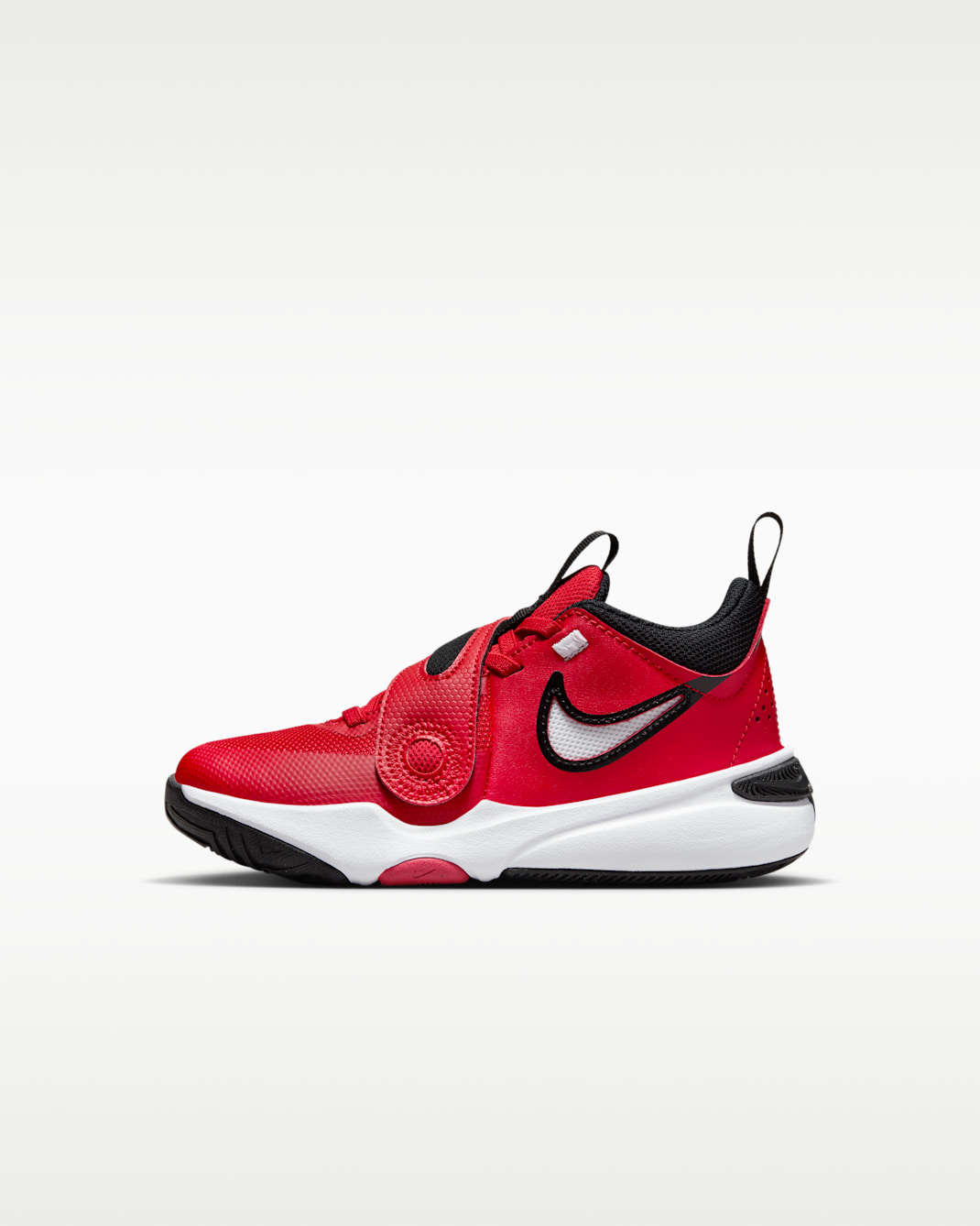 Nike Team Hustle D 11 Little Kids' Shoes - University Red/White/Black