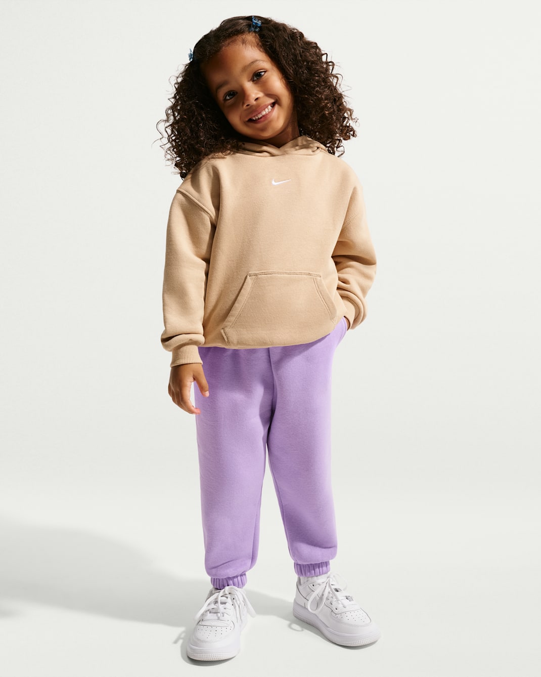 Pants holgados Studio Fleece infantil Nike Sportswear - Violeta estrella