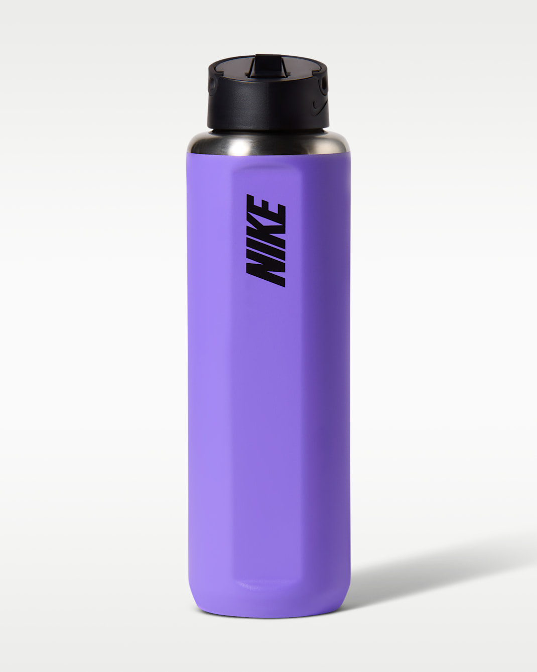 Nike Recharge Stainless-Steel Straw Bottle (32oz) - Space Purple/Black/Bleached Coral