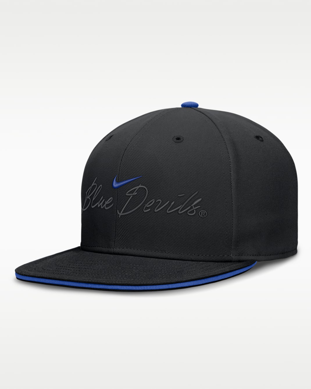 Duke Pro Men's Nike Dri-FIT College Fitted Hat - Black