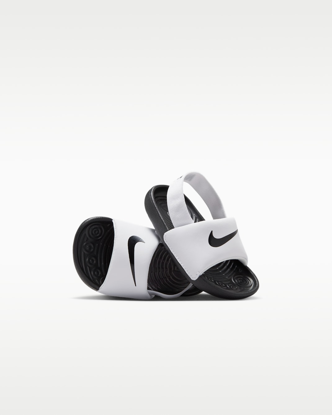 Nike Kawa Baby & Toddler Slides - White/Black/White/Black