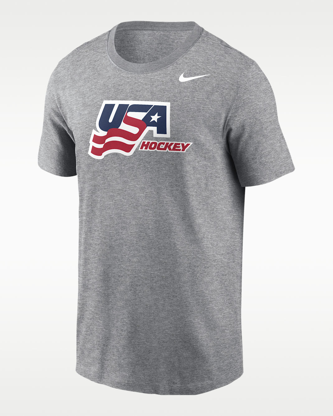 Playera de hockey Nike para hombre "Team USA" - Gris oscuro jaspeado