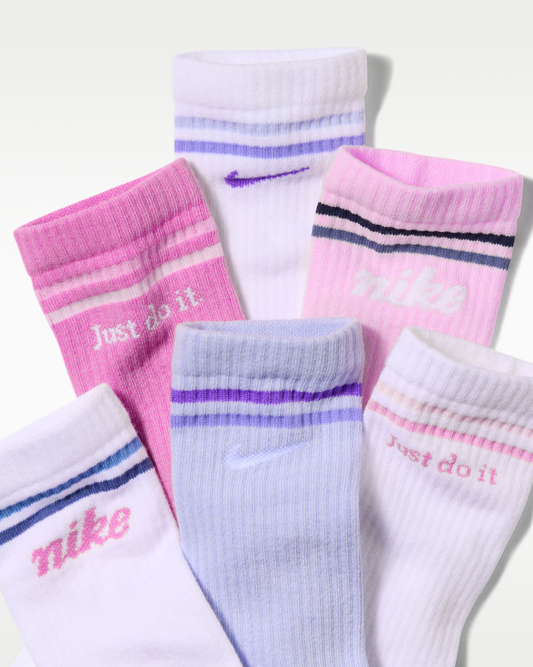Nike Everyday Kids' Cushioned Crew Socks (6 Pairs)