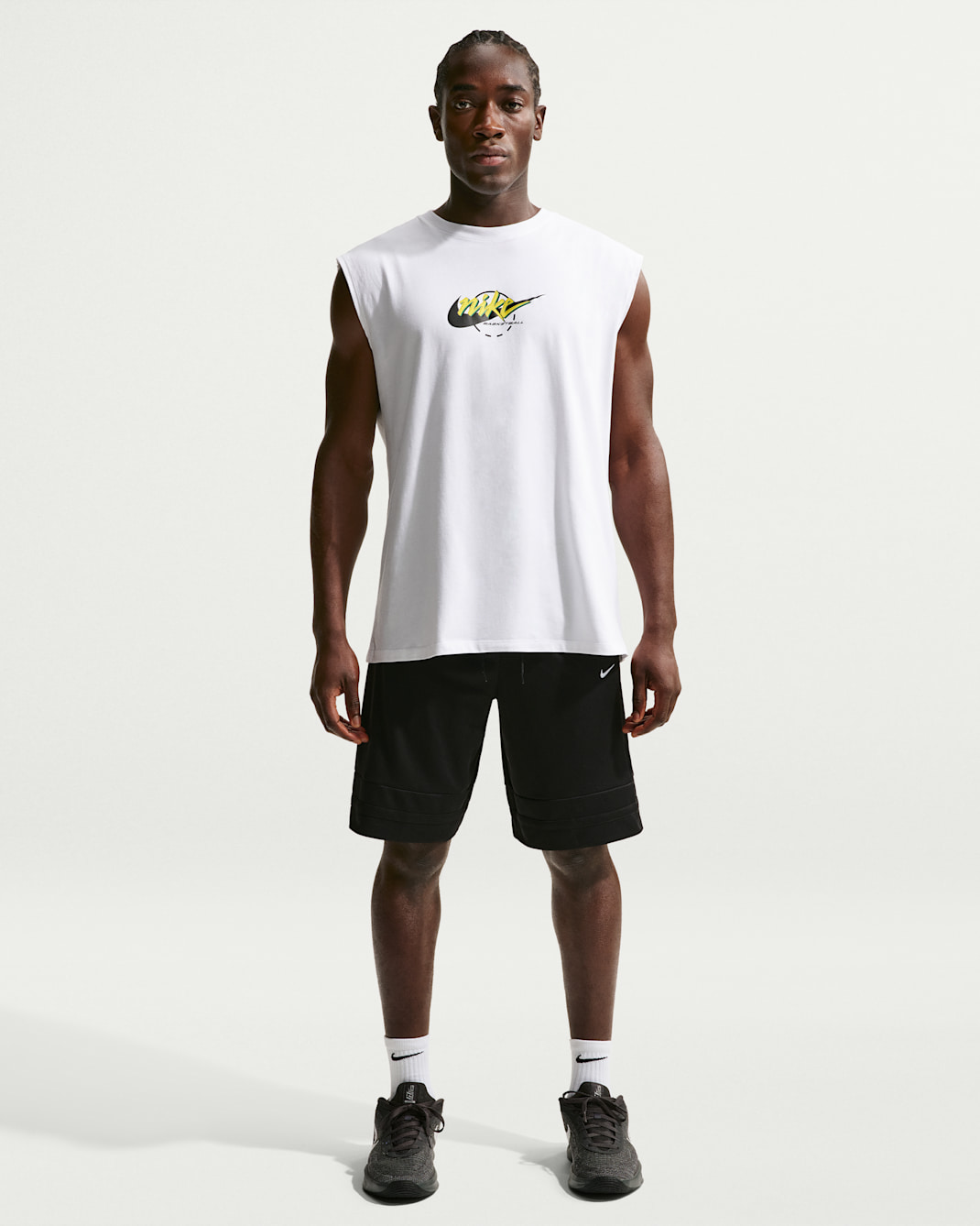Nike Men's Dri-FIT 10" Game Classic Basketball Shorts - Black/Black/Black/White