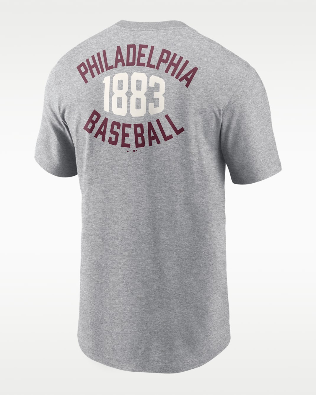 Philadelphia Phillies Cooperstown 2-Hit Large Logo Men's Nike MLB T-Shirt