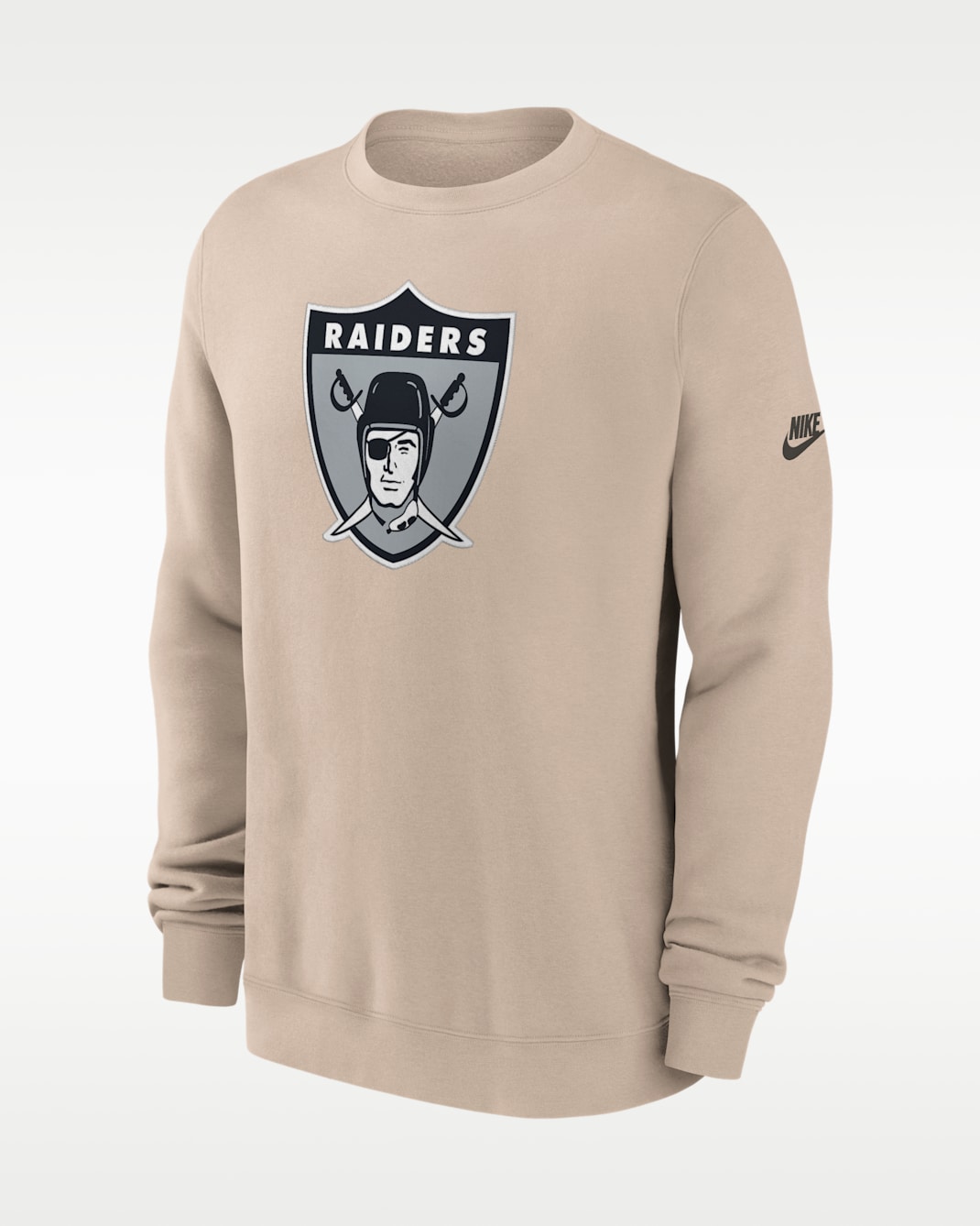 Sudadera de cuello redondo sin cierre Nike de la NFL para hombre Las Vegas Raiders Rewind Club - Arena