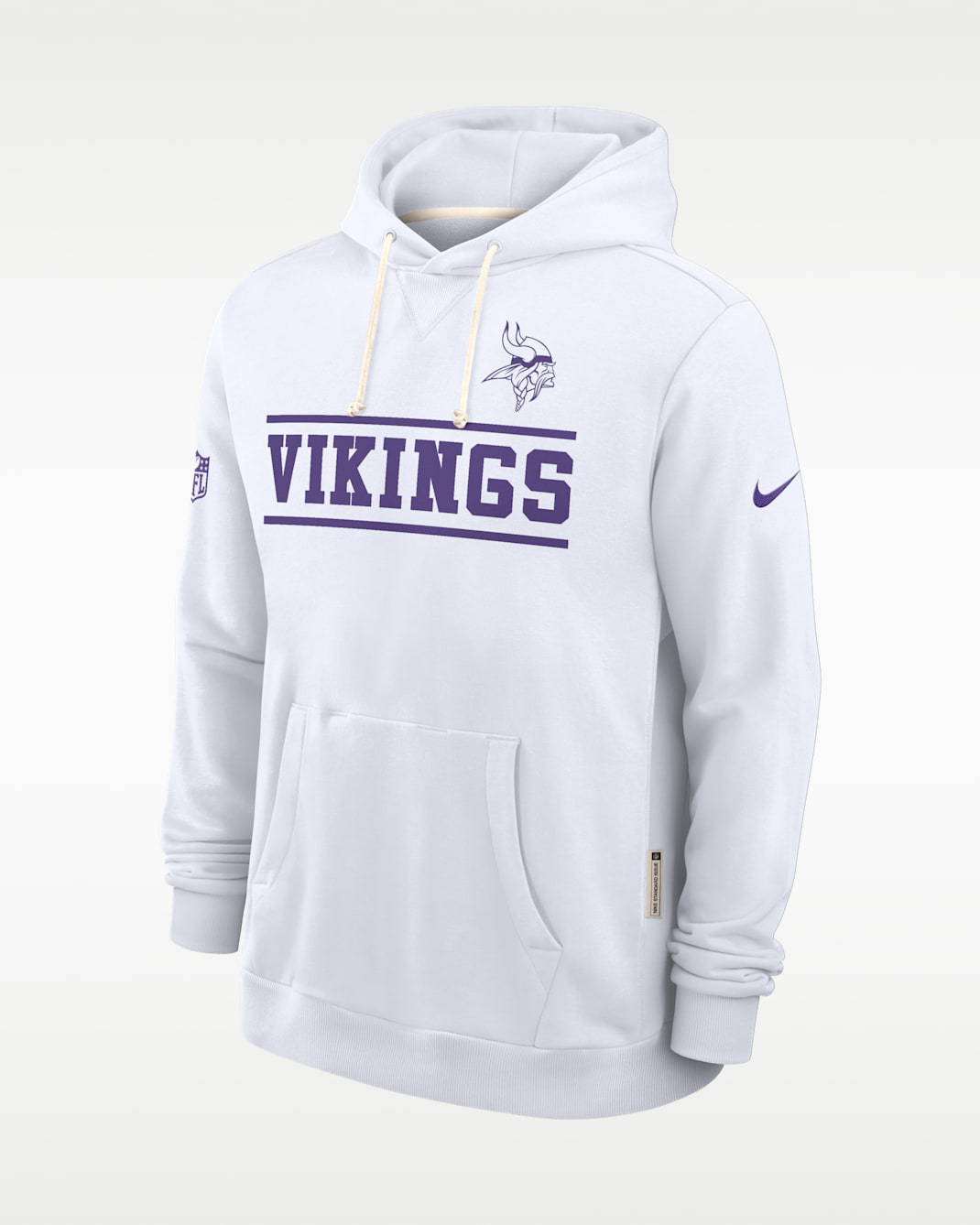 Minnesota Vikings Alt Standard Issue Men's Nike Dri-FIT NFL Pullover Hoodie - White