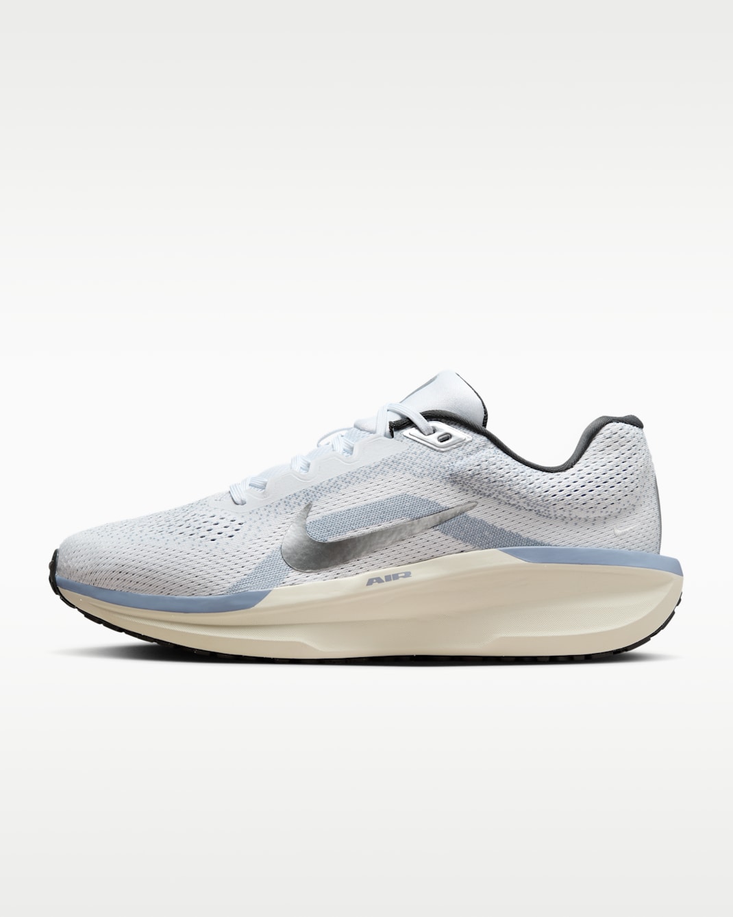 Nike Winflo 11 Men's Road Running Shoes - White/Ashen Slate/Anthracite/Metallic Silver