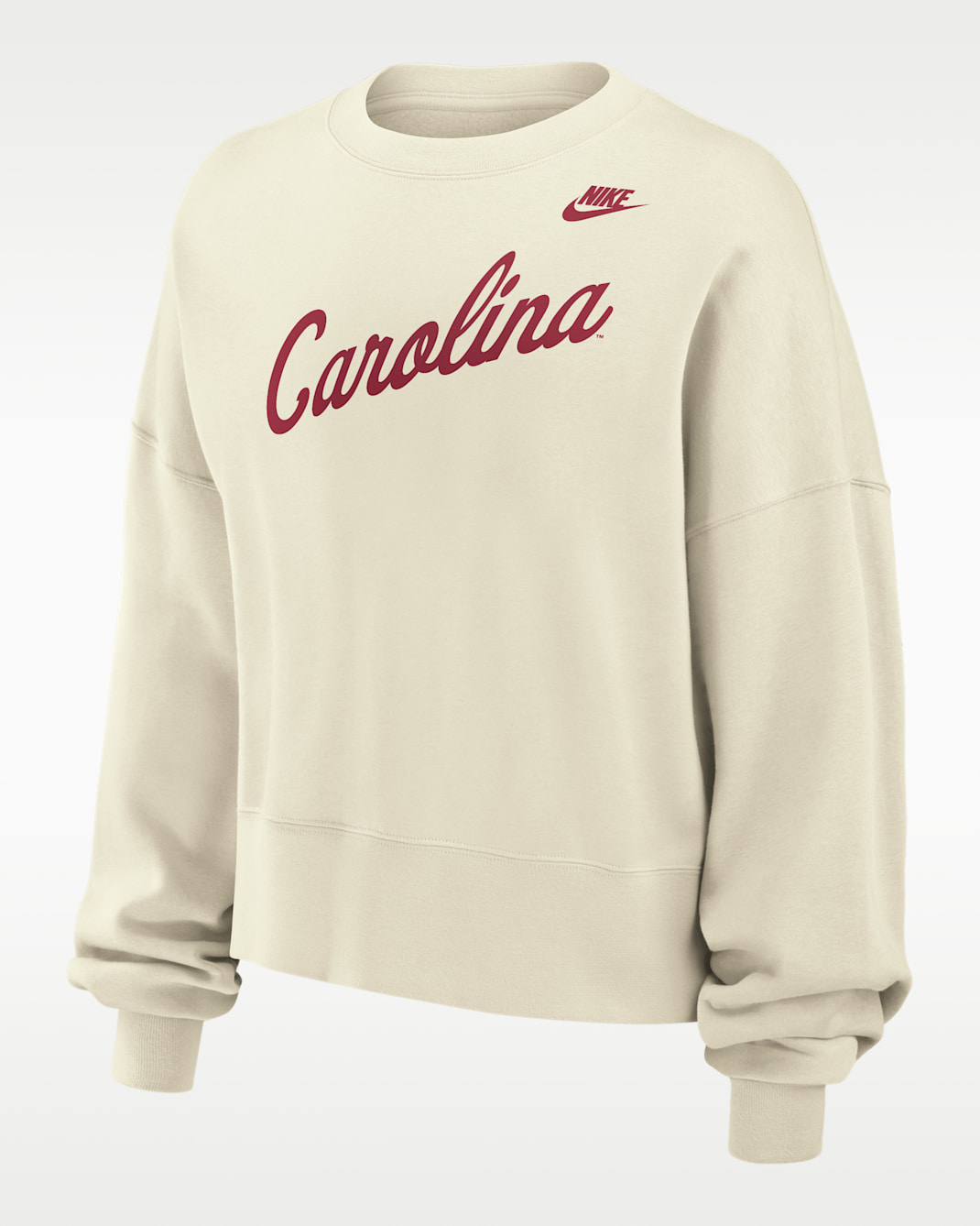 South Carolina Gamecocks Phoenix Fleece Women's Nike Football Crew-Neck Sweatshirt - Sail