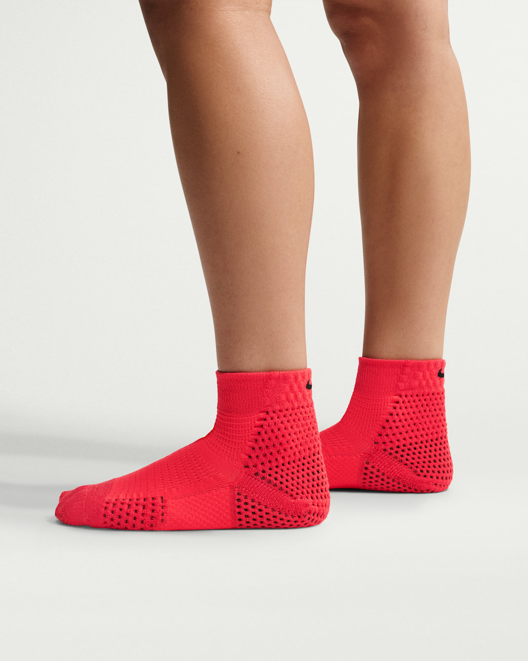 Nike Unicorn Dri-FIT ADV Cushioned Ankle Socks (1 Pair) - Light Crimson/Black/Black