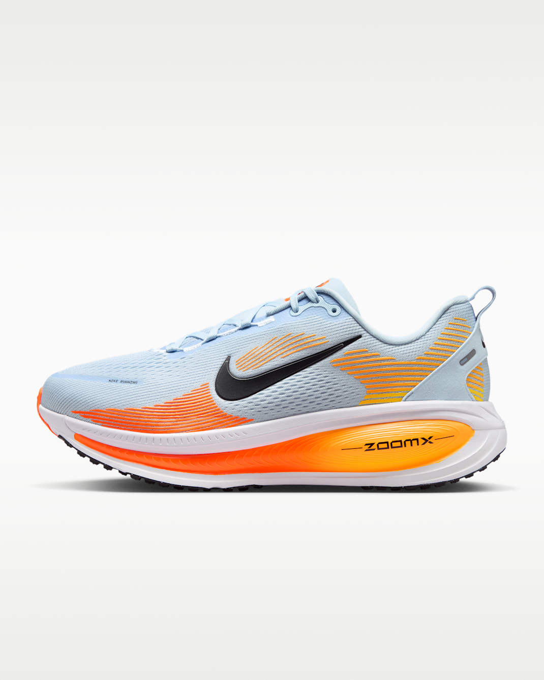 Nike Vomero 18 Men's Road Running Shoes (Extra Wide) - Hydrogen Blue/Laser Orange/Total Orange/Black