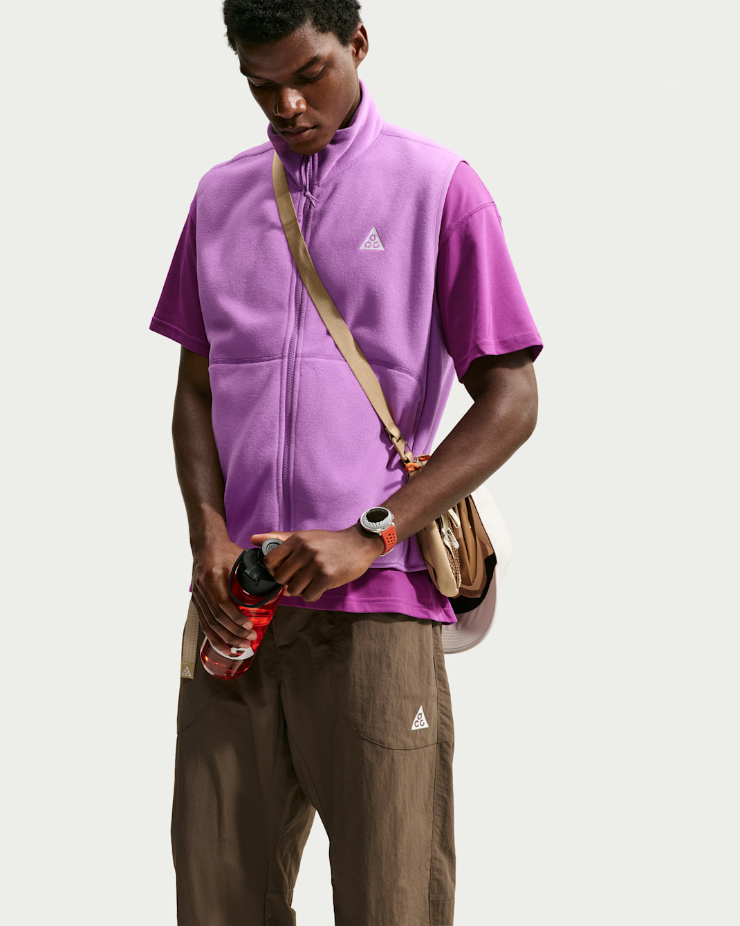 ACG Wolf Tree Full-Zip Vest - Monarch Purple/Bold Berry/Summit White