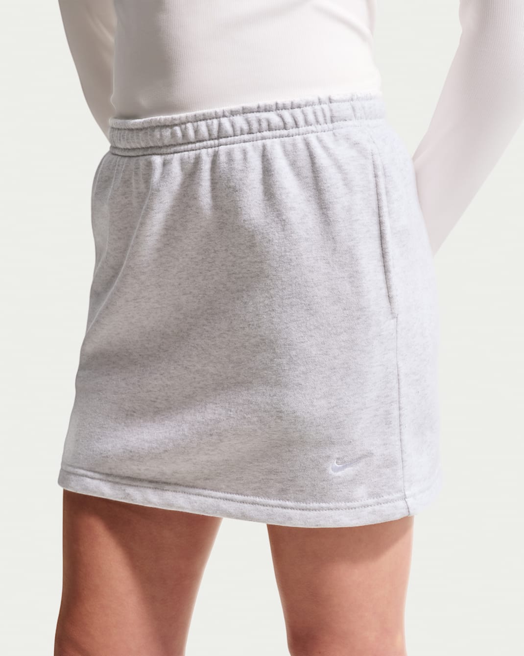 Nike Sportswear Studio Fleece Big Kids' (Girls') French Terry Skirt