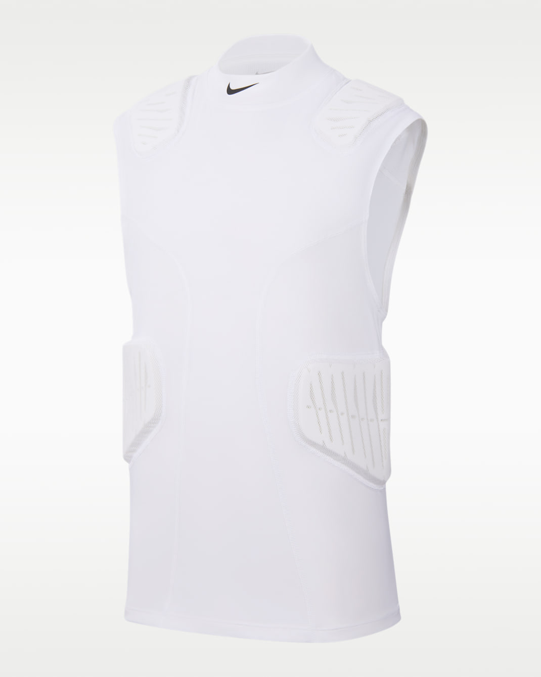 Nike Pro HyperStrong 5-Pad Top 2.0 - White/Black