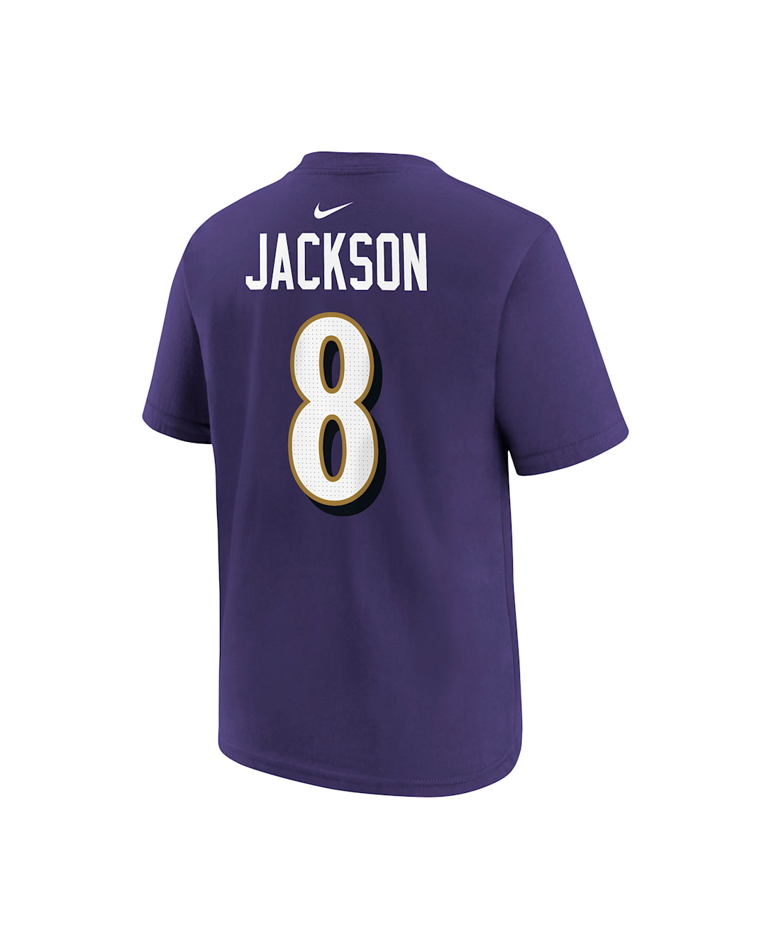 Lamar Jackson Baltimore Ravens Big Kids' Short-Sleeve T-Shirt