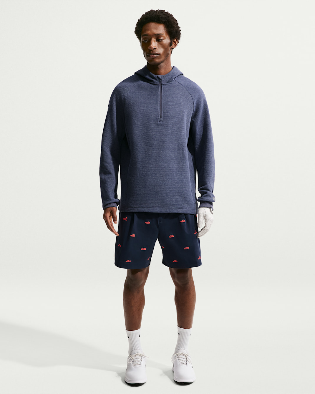 Nike Par Men's Dri-FIT Golf Shorts - College Navy/Black/Hot Lava/College Navy