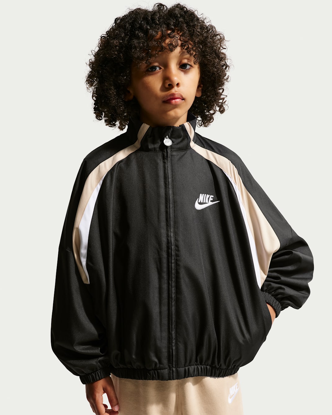 Nike Little Kids' Colorblocked Hoodless Jacket