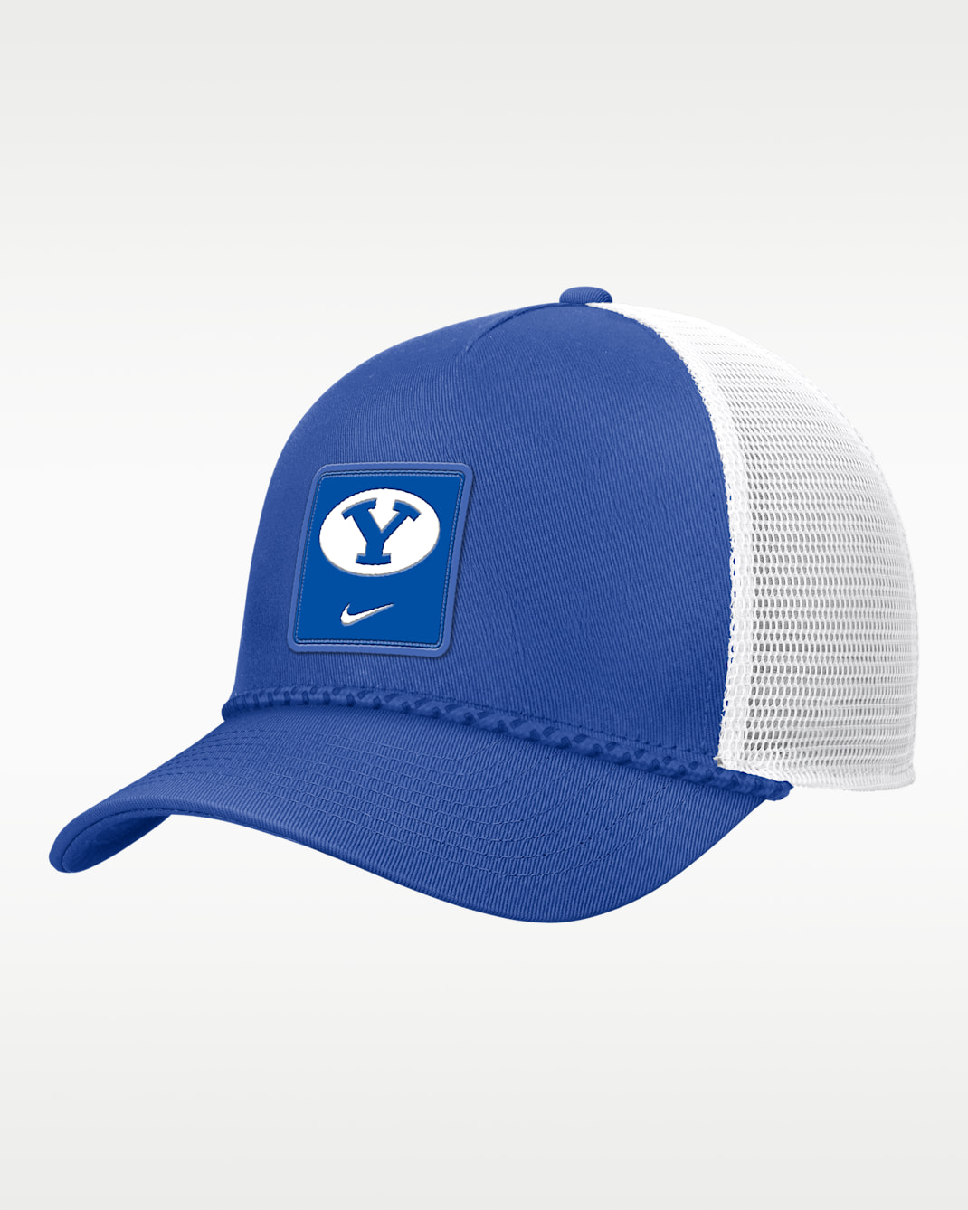 Gorra de rejilla universitaria Nike ajustable para hombre BYU Sideline Rope - Royal