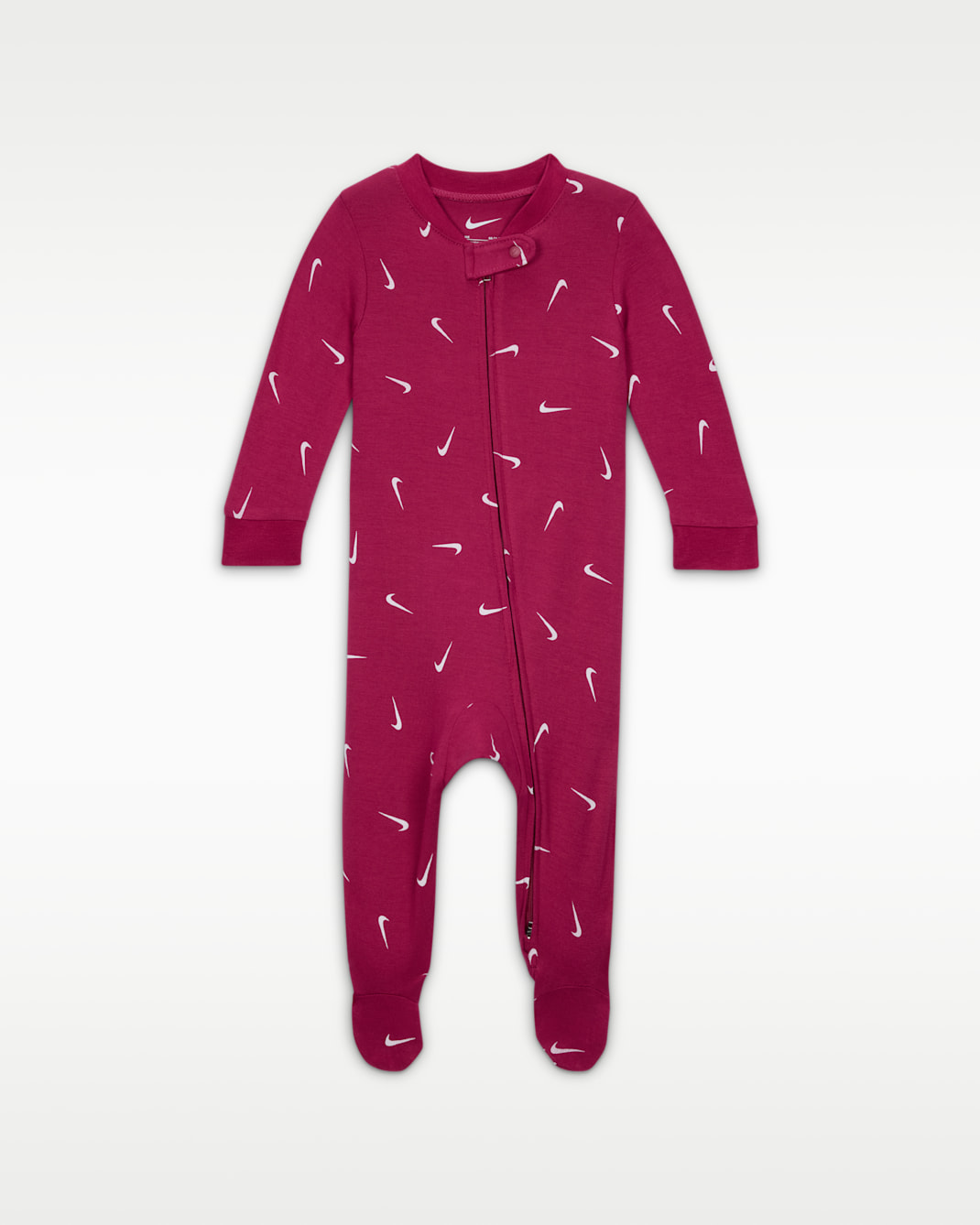 Nike Baby Printed Viscose Footed Coverall - Sweet Beet