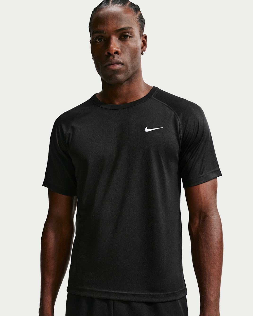 Nike Flex Men's Dri-FIT Short-Sleeve Training Top - Black/White