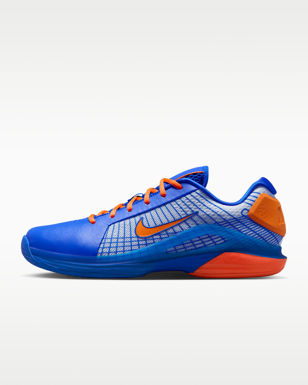 Chaussure de tennis pour surface dure Nike Vapor 12 Hypersmash pour homme - Racer Blue/Pure Platinum/Safety Orange