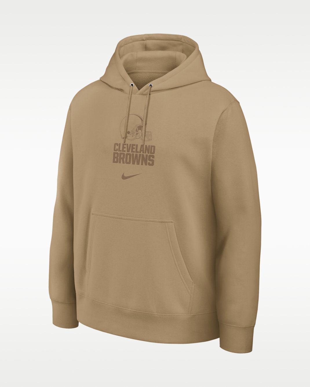 Cleveland Browns Washed Club Men's Nike NFL Pullover Hoodie - Tan/Beige