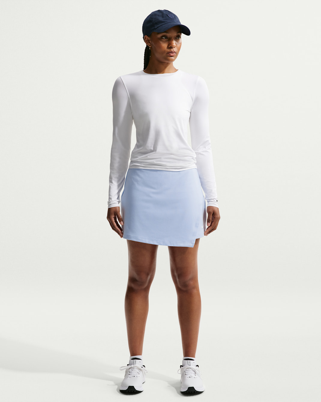 Nike Golf Club Women's Dri-FIT Golf Skirt - Hydrogen Blue/White