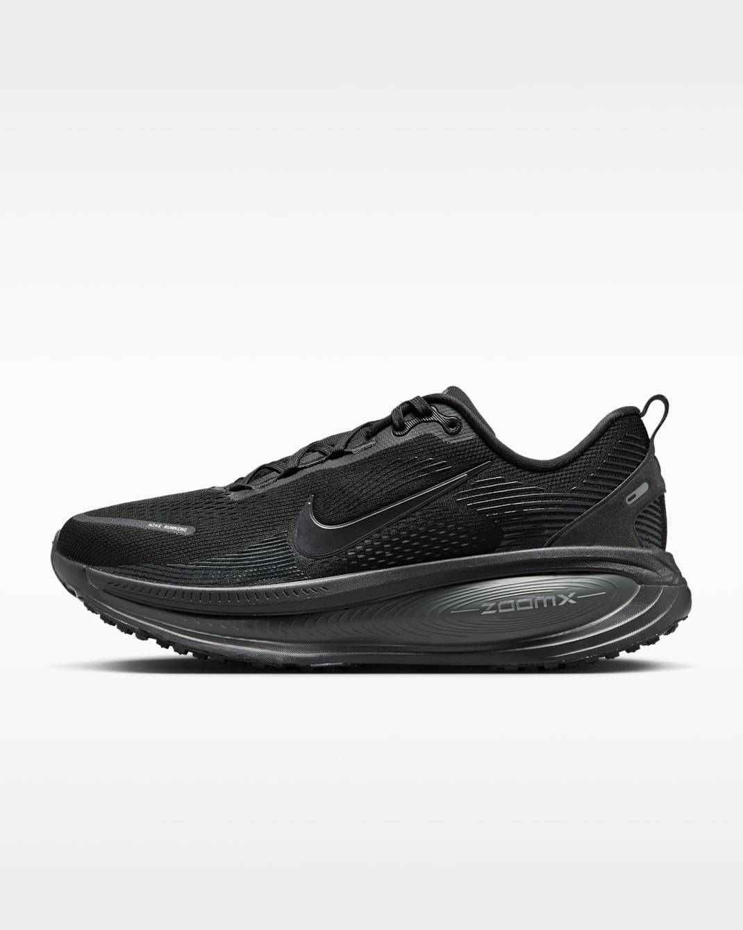 Nike Vomero 18 Men's Road Running Shoes - Black/Dark Smoke Grey/Light Smoke Grey/Black