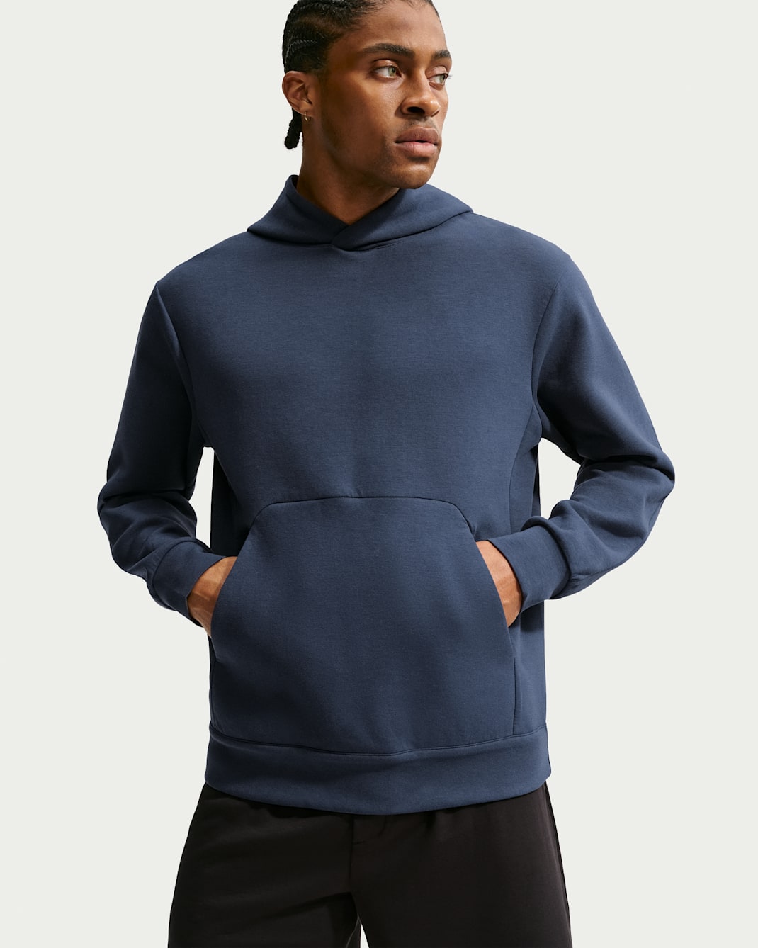 Nike 24.7 ImpossiblySoft Men's Dri-FIT Pullover Hoodie - Obsidian/Black/Dark Obsidian