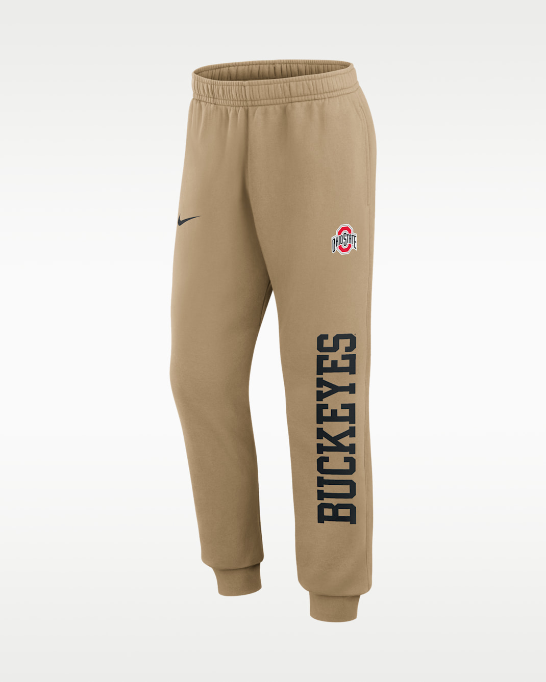Ohio State Primetime Club Men's Nike College Joggers - Classic Beige