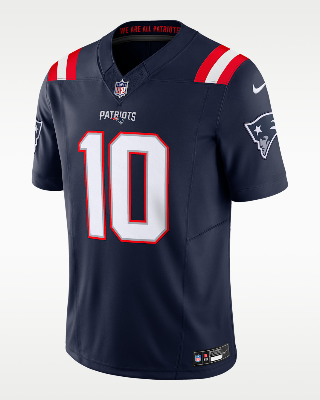 Drake Maye New England Patriots Men's Nike Dri-FIT NFL Limited Jersey - Navy