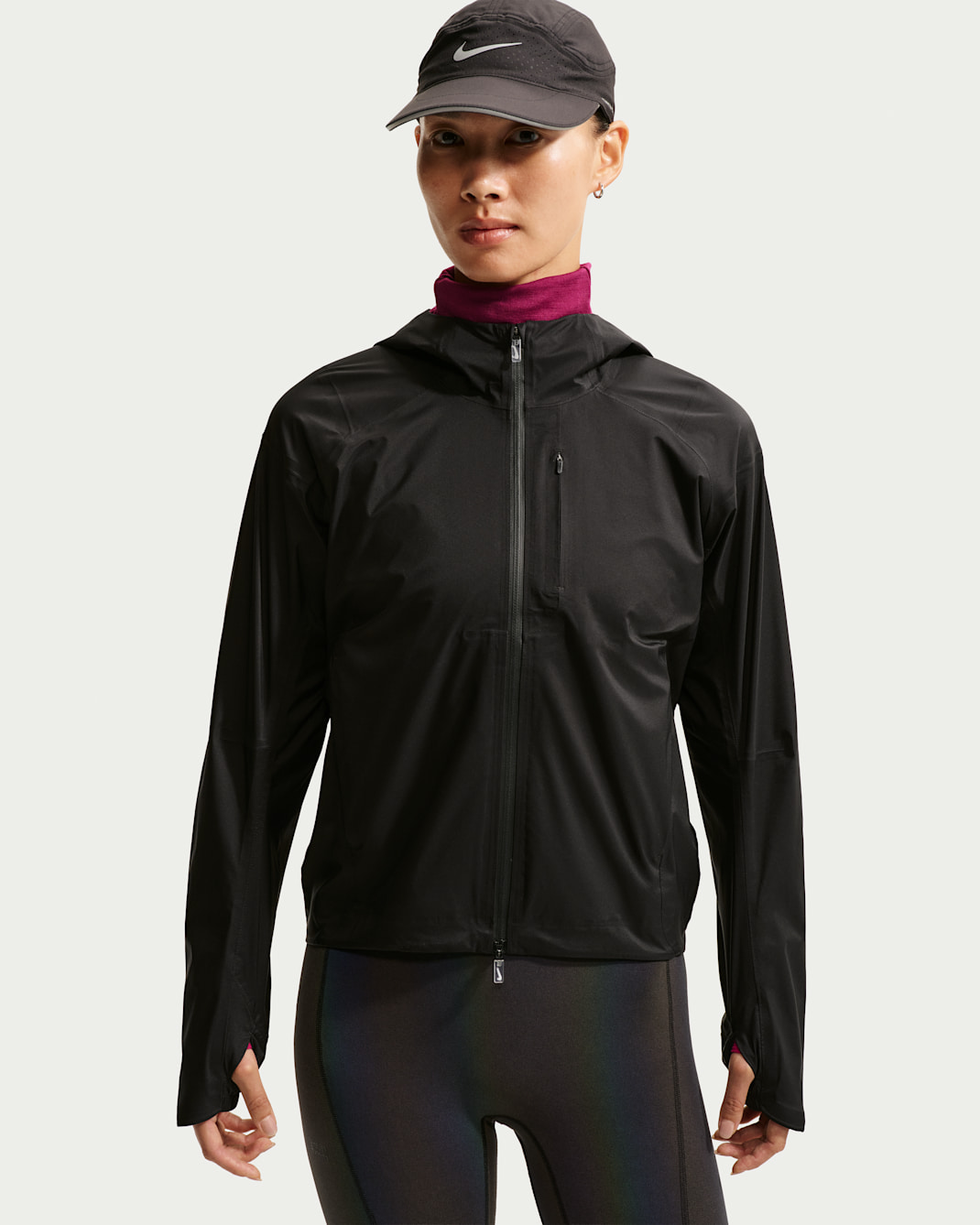 NikeLab | 러닝 여성 스톰 핏 ADV 재킷 - 블랙/블랙/블랙