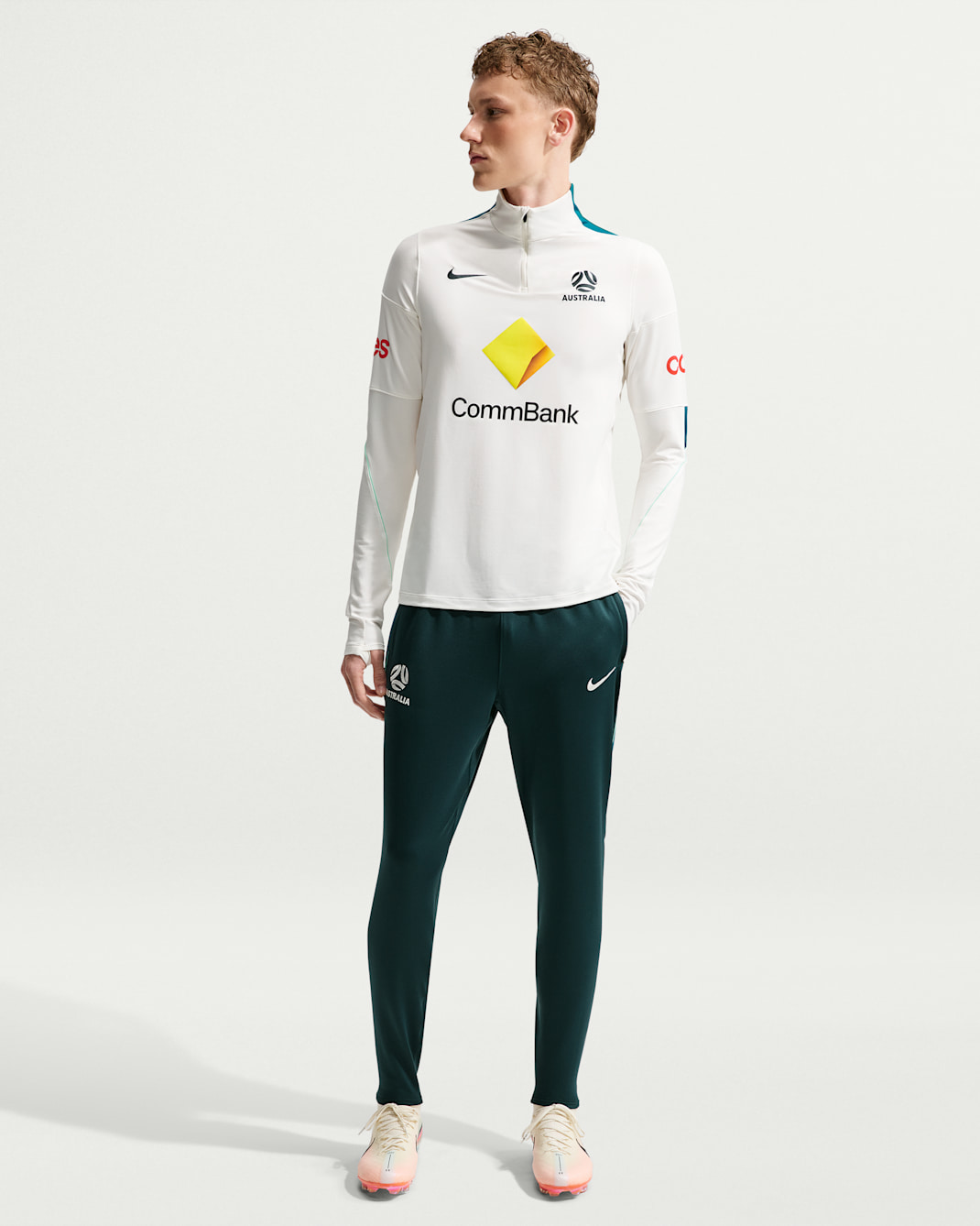Australia Strike Men's Nike Dri-FIT Football Knit Pants - Midnight Spruce/Bright Spruce/Sail